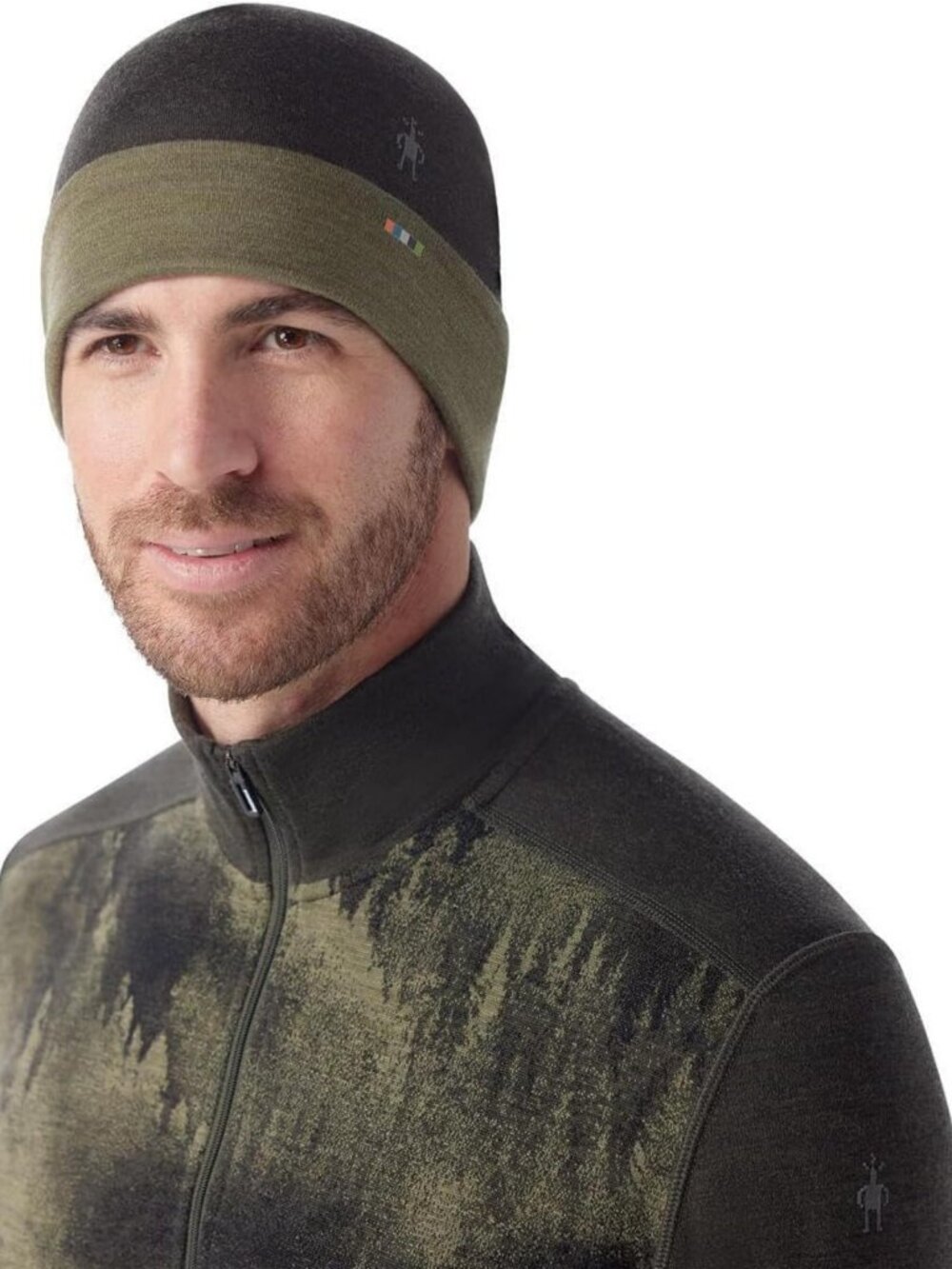 Cozy Unisex Thermal Merino Wool Reversible Cuffed Beanie - Perfect for Winter!